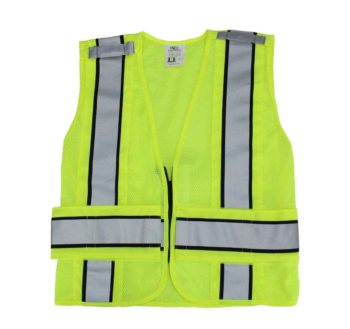 Green Safety Vests for High Visibility at Work