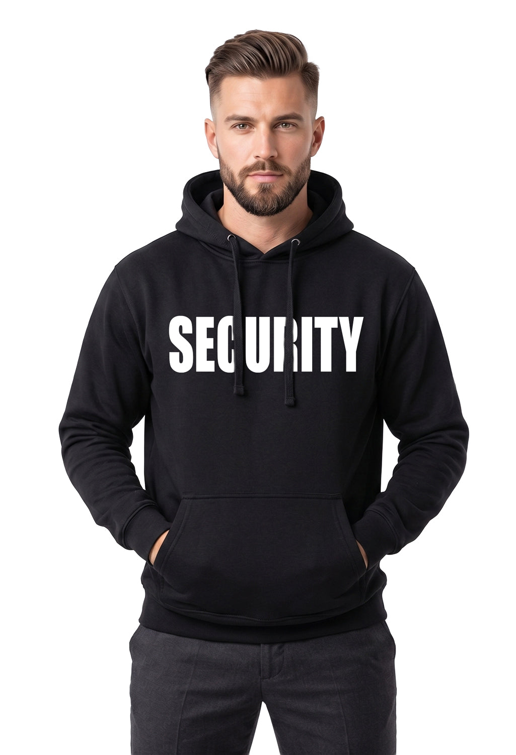 Hoodie Sweater With Security Bold ID