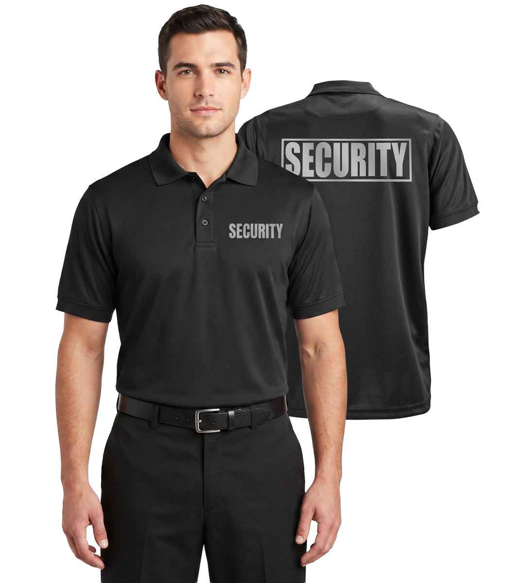 Stars Uniform Tactical Performance Reflective Security Polo Shirt