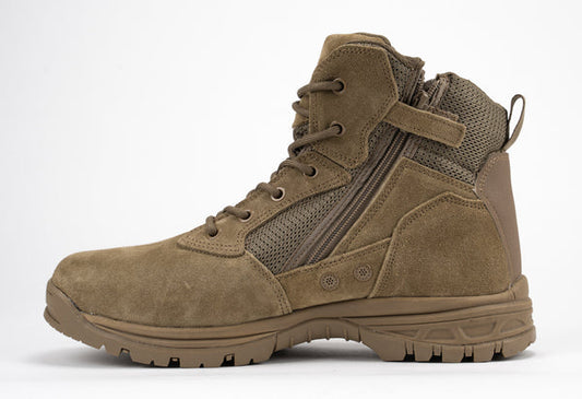 6" CoolMax Ryno Gear Tactical Combat Boots (Coyote)