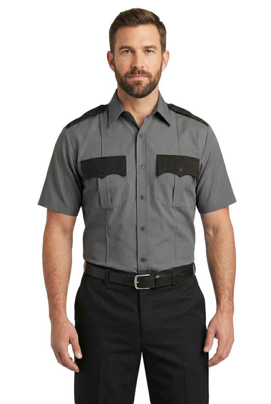 Stars Uniform 100% Polyester Two Tone Short Sleeve Uniform Shirt