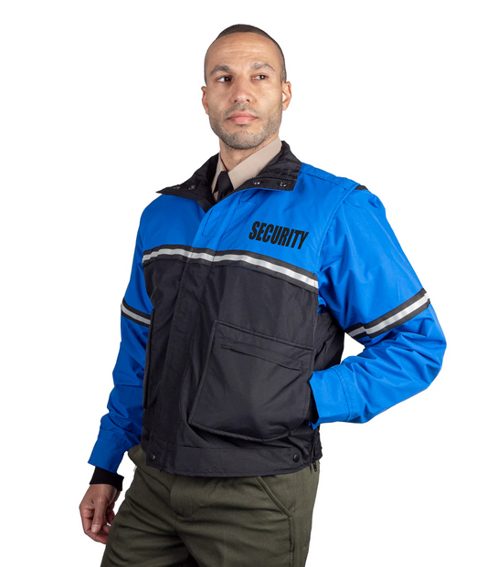 Water Proof Zip-Off Sleeve Bike Patrol Jacket with Removable Liner (Security) product image