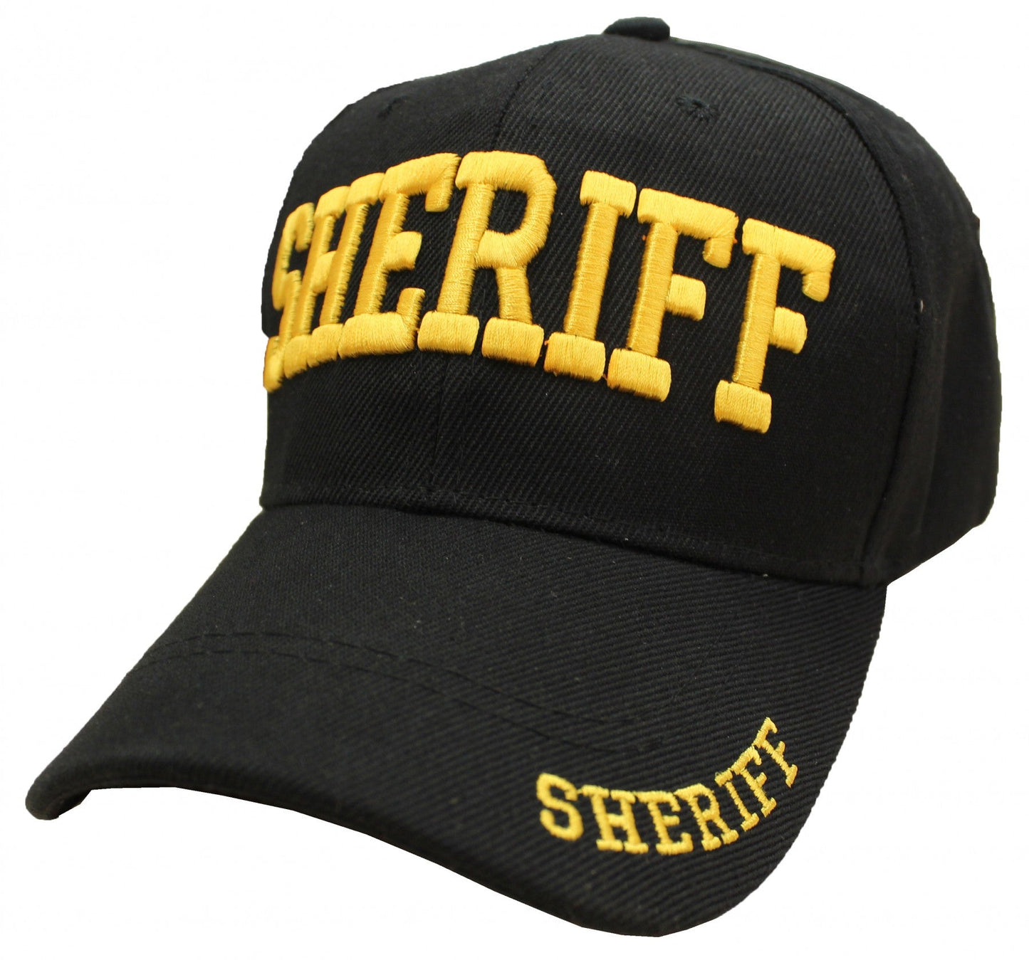 Premium Hat C - Black / Sheriff ID (Gold)