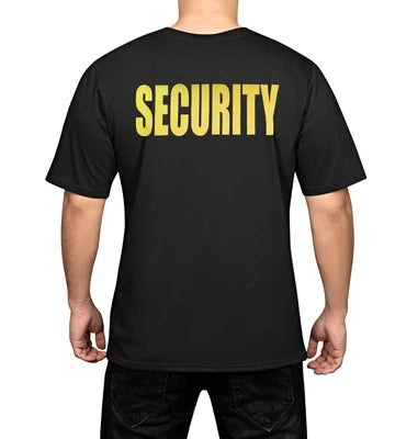 Camiseta de seguridad de poliéster y algodón de manga corta