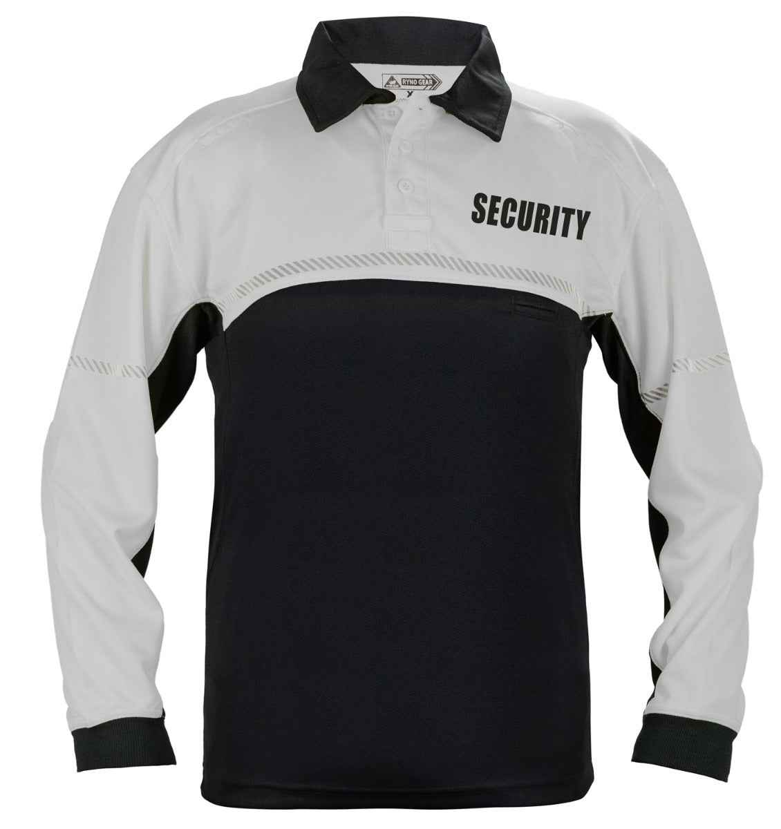 Stars Uniform 100% Polyester Jersey Knit Long Sleeve Security Bike Patrol Polo Shirts
