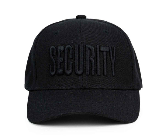 Stars Uniform Black Subdued Security Caps