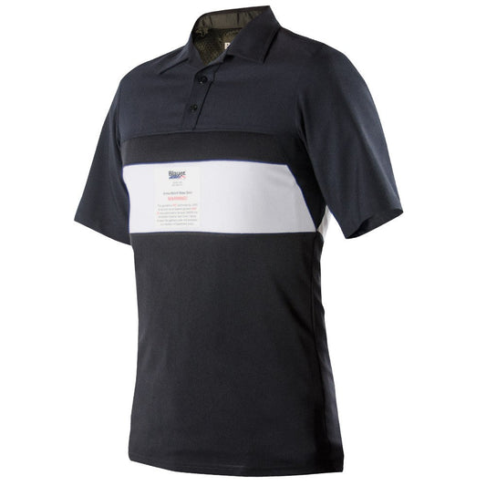 Stars Uniform Blauer LAPD 100% Wool Armorskin® Short Sleeve Base Shirt Dark Navy - Alternate View