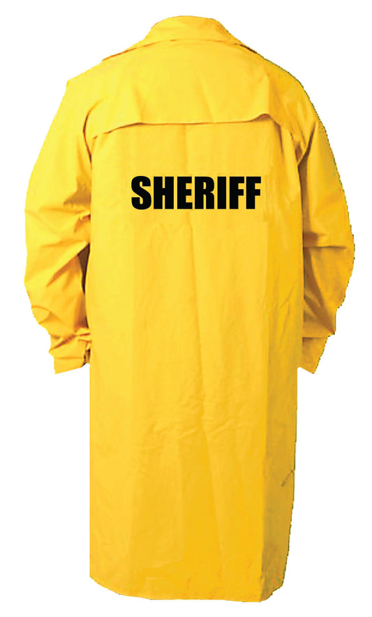 Stars Uniform Full-Length Raincoat With Security and Sheriff - Alternate View