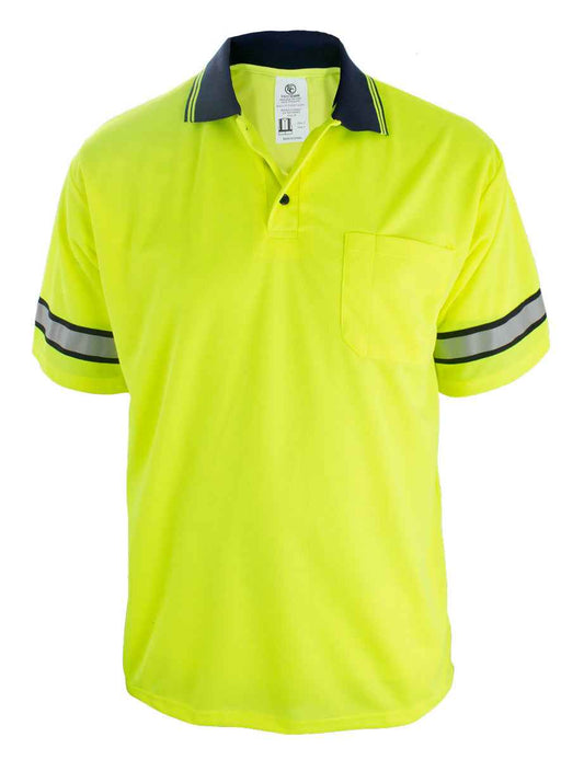 Stars Uniform High Visibility Polo Shirt with Reflective Stripes