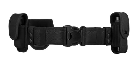 Stars Uniform Nylon Duty Belt Combo with 10W Mini Flashlight - Alternate View