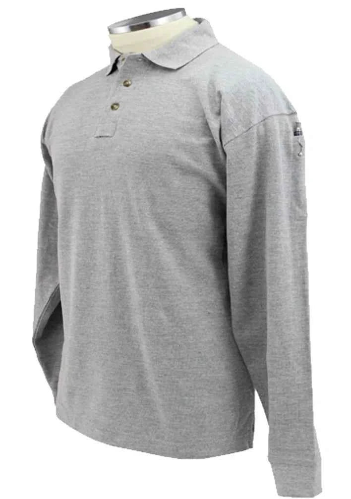 Stars Uniform Plain Polycotton Tactical Long Sleeve Polo Shirt