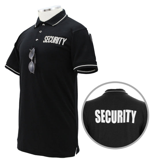 Stars Uniform Polycotton Security Tactical Stripe Polo Shirts - Alternate View