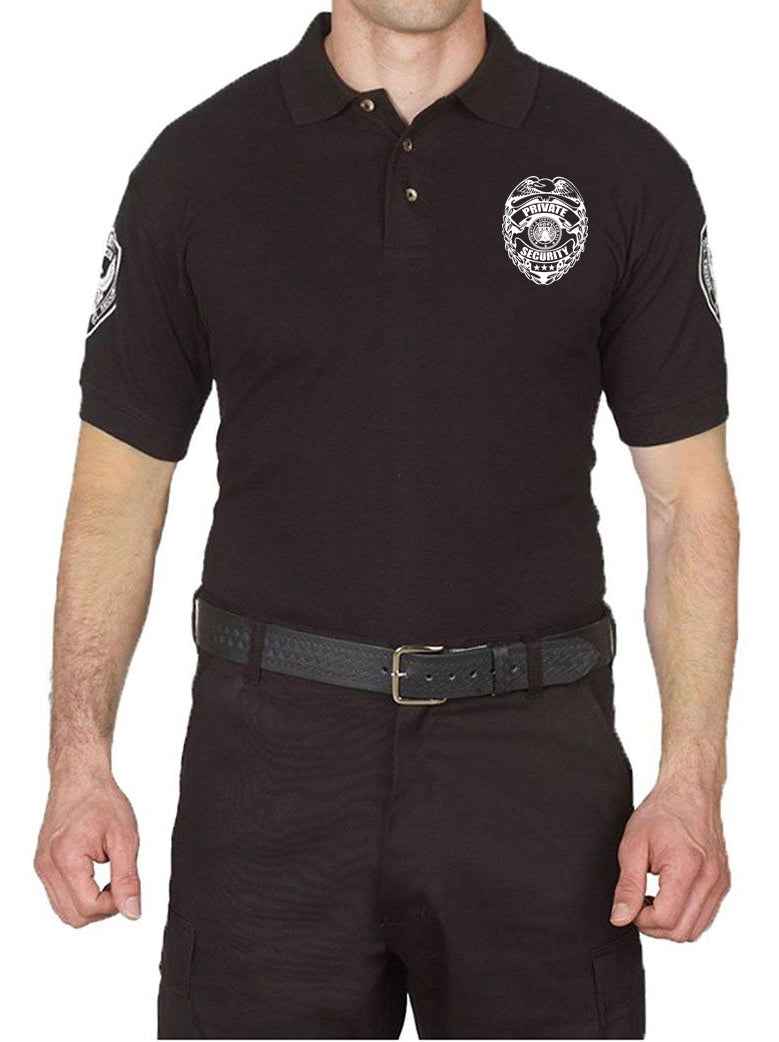 Stars Uniform Private Security Badge Polo Shirt