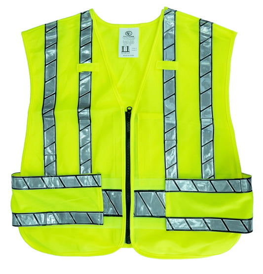 Stars Uniform Reflective Safety Vest with Optional Reflective Identifier - Alternate View