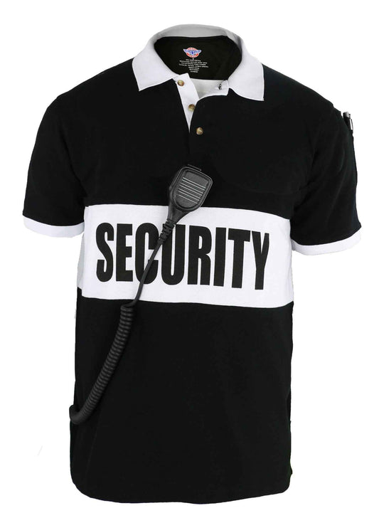 Stars Uniform Security Banner-Stripe Polo Shirt