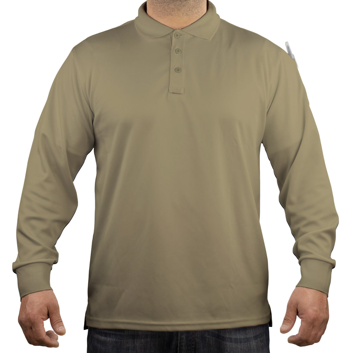 Stars Uniform Tactical Performance Long Sleeve Polo Shirt - Detail View 9