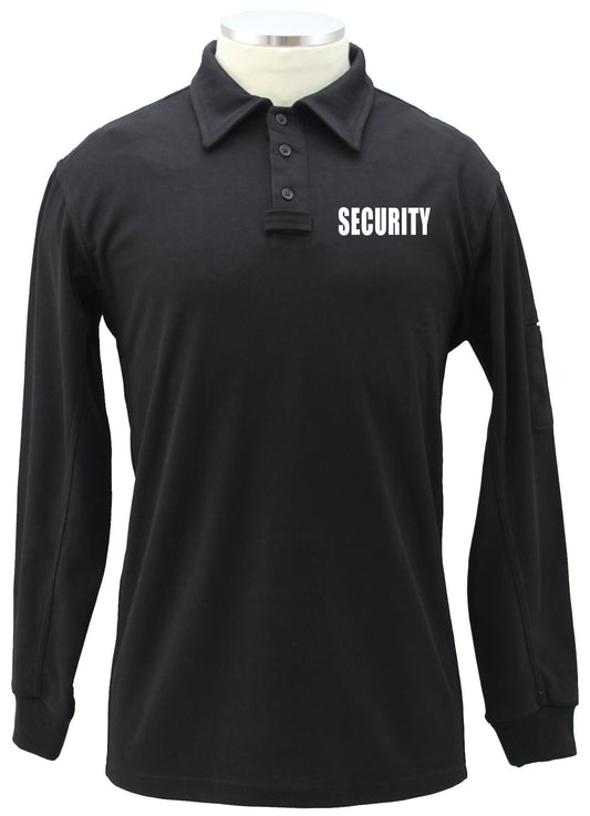 Stars Uniform Tactical Performance Long Sleeves Polo Shirt With ID - Alternate View