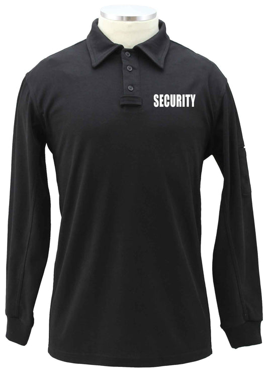 Stars Uniform Tactical Performance Long Sleeves Polo Shirt With ID