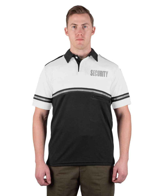 Stars Uniform Two Tone Bike Patrol Shirt with Zipper Pocket with Reflective Security ID