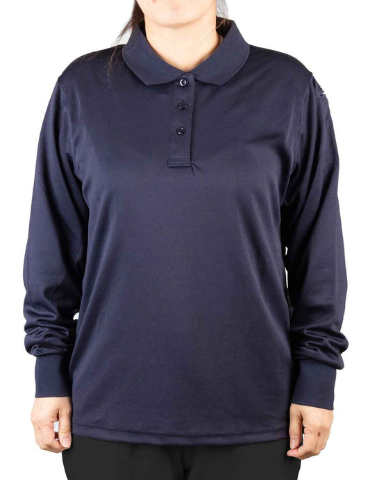 Stars Uniform Womens Tactical Performance Long Sleeve Polo Shirt