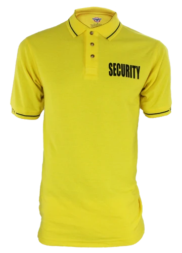 Polycotton Security Polo Shirts for Professionals