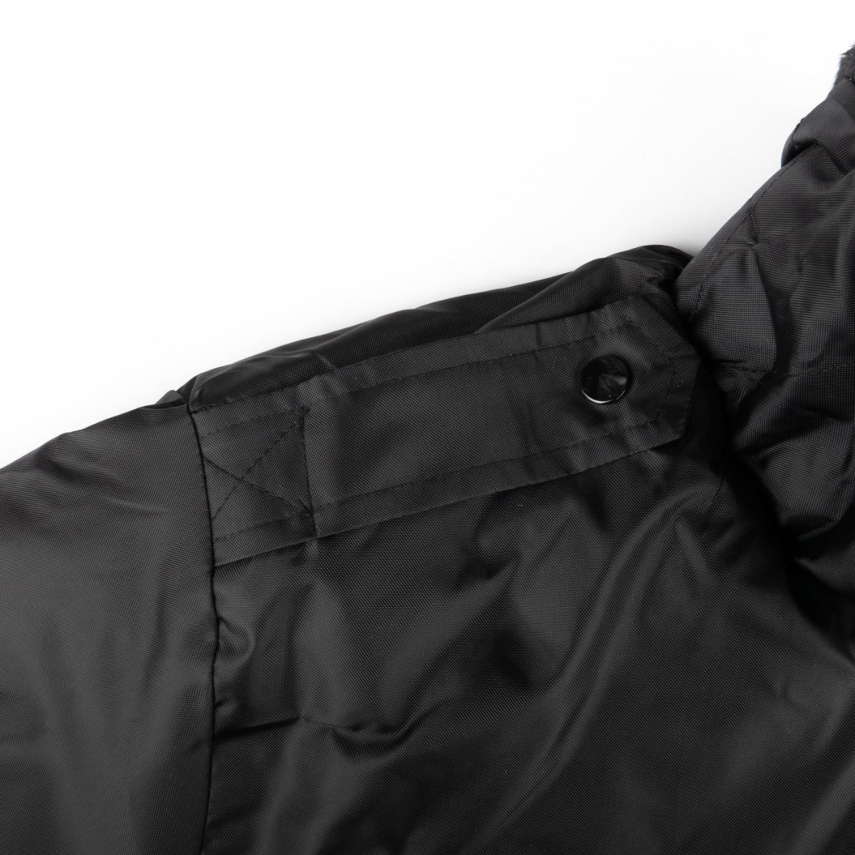 Watch-Guard Bomber Jacket (Black) - Shoulder epaulets