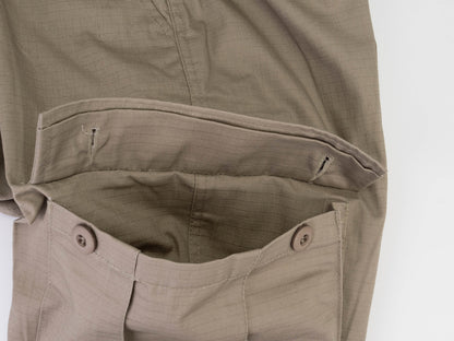 Ripstop Tactical BDU Pants - cargo side pocket open detail