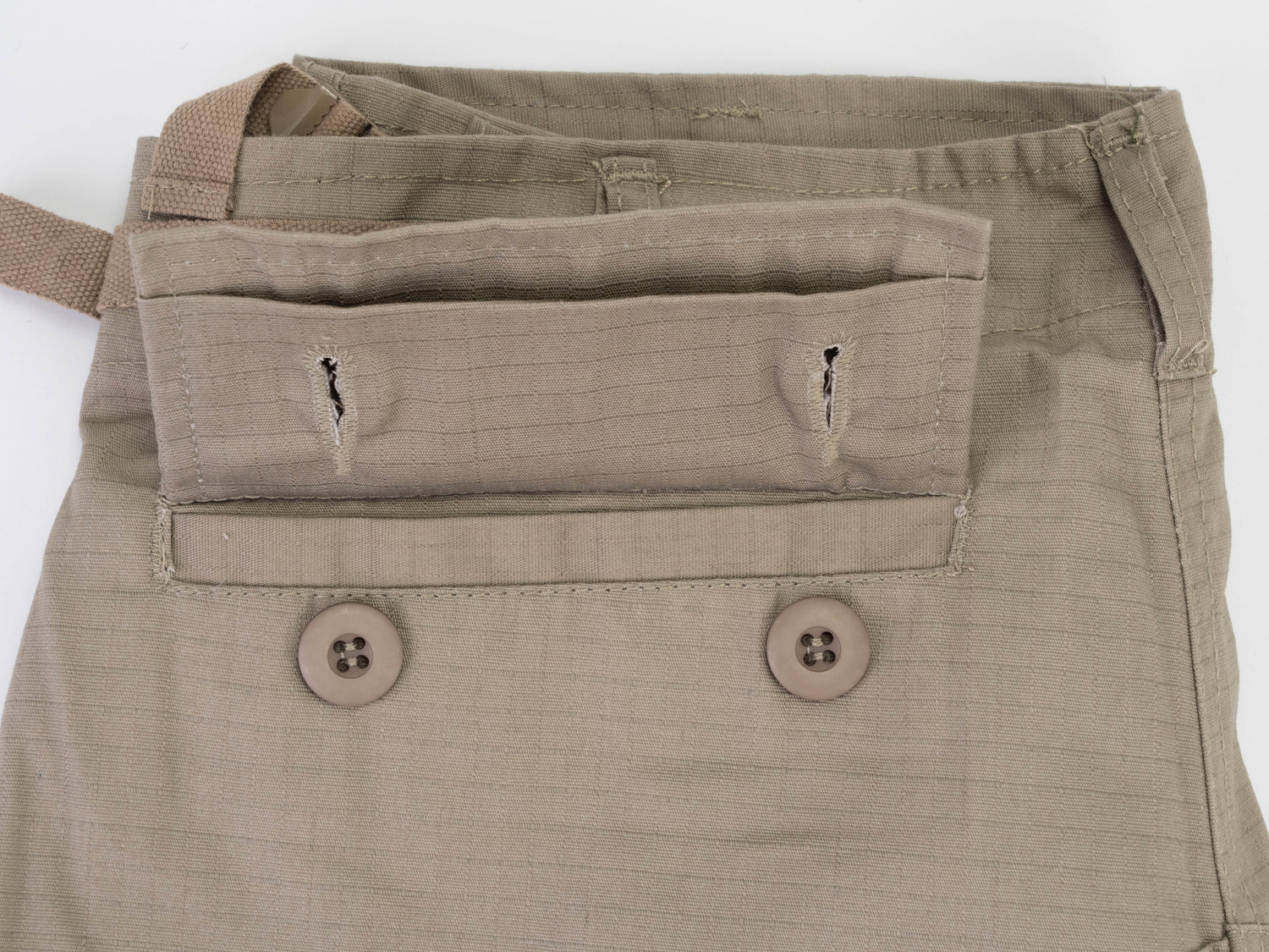 Ripstop Tactical BDU Pants - back pocket detail