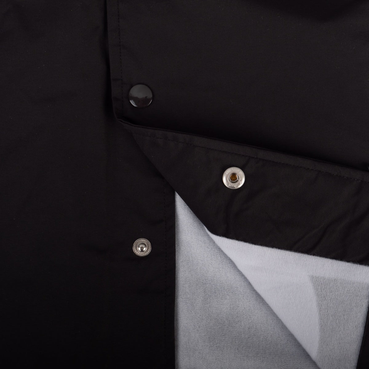 Plain Windbreakers - snap button closure detail