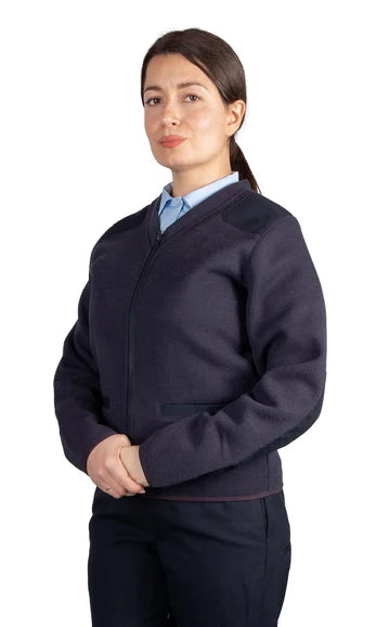 Unisex Fleece-Lined Zip Front Sweater