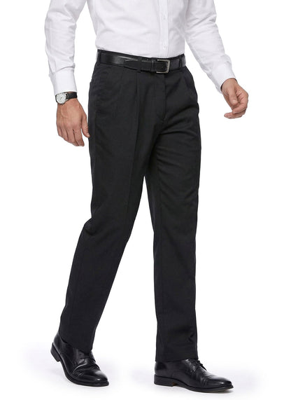 Polyester Twill Weave Slacks - Black