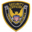 E16 - Security Officer Shoulder Patch (Gold On Black/blue) +$0.99