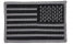 - E225 - U.s. Flag Patch - Right Shoulder (Grey/black) +$0.99