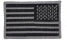 - E225 - U.s. Flag Patch - Right Shoulder (Grey/black) +$0.99