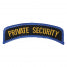 E39 - Private Security Emblem (Gold/blue On Black) +$0.99