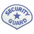 E60 -S-  Security Guard Shoulder Patch (Royal Blue On White) +$0.99-1