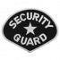 E61 - Security Guard Shoulder Patch (White On Black) +$0.99