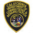 E82 - Ca Dept. Of Correction Rehabilitation Shoulder Patch (4 ½" X 3 ¾") +$1.99-1-1-1-1