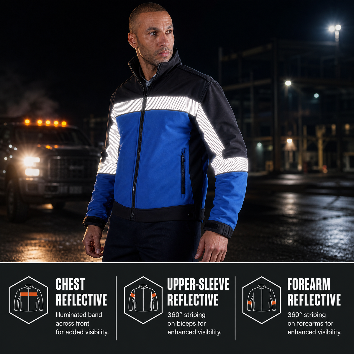Sinatra Uniform Hi-Vis Soft Shell Jacket