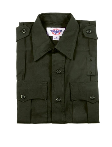 Poly Rayon Short Sleeve Uniform Shirt