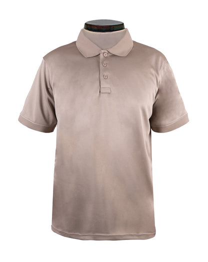 Polyester Tactical Performance Polo Shirt - Sand