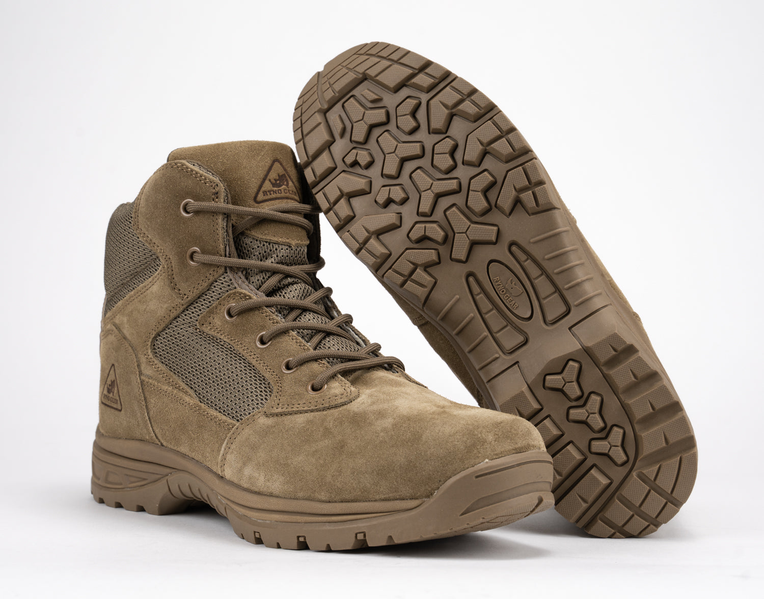 6" CoolMax Ryno Gear Tactical Combat Boots (Coyote)