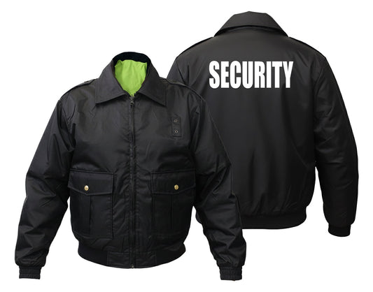Stars Uniform High Visibility Water Resistant Reversible Security Jacket - Factory Seconds