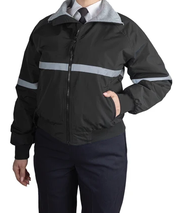 Men's Three Season Jacket with Reflective Taping
