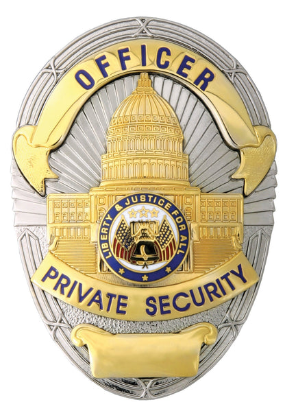 Stars Uniform Security Officer Badge