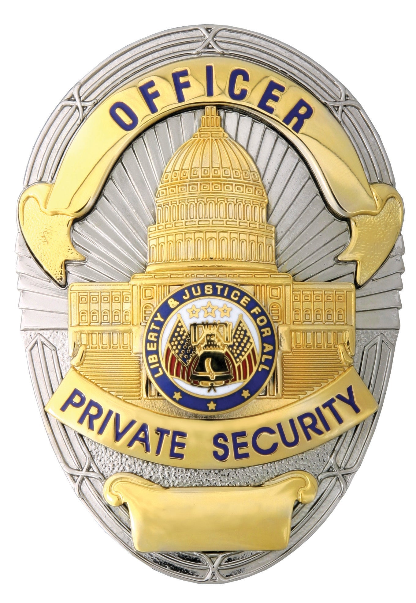 Stars Uniform Security Officer Badge