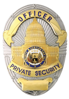 Stars Uniform Security Officer Badge