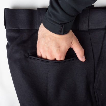Polyester Elastique Weave Uniform Slacks - Back pockets detail