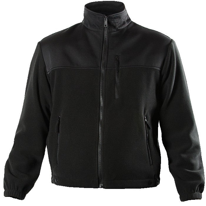 Blauer 4650 Fleece Duty Jacket with Reinforced Shoulders - Black