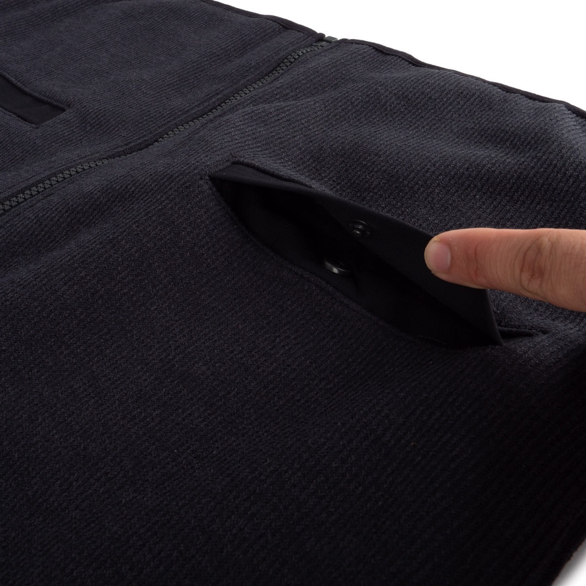 Fleece Lined Zip Front Vest